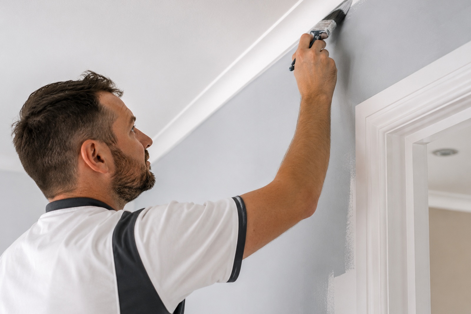 Painters and decorators working-day visual